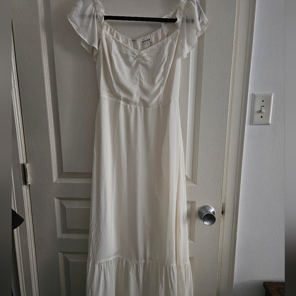 Reformation White Strapless Dress - Picture 5 of 8